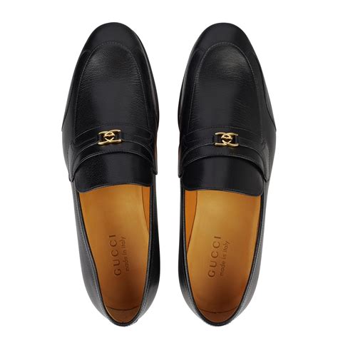 gucci double g loafers|men's loafer with interlocking g.